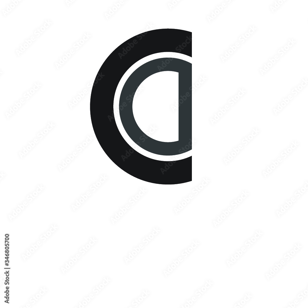 CD letter logo and vector design. CD letter logo and vector design.
