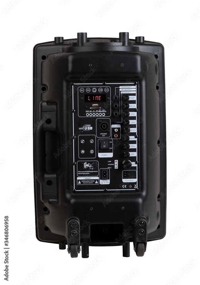 Fototapeta premium loudspeaker sepeaker microphone amplifier jack sound system