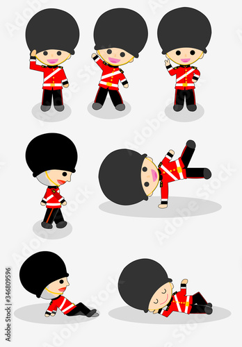 Cartoon characters
The Royal Guard Dress Up Men