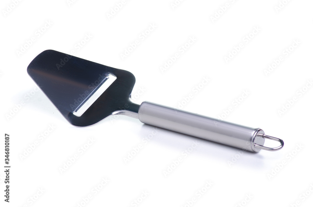 knife shovel for cutting cheese on a white background isolation knife shovel for cutting cheese on a white background isolation