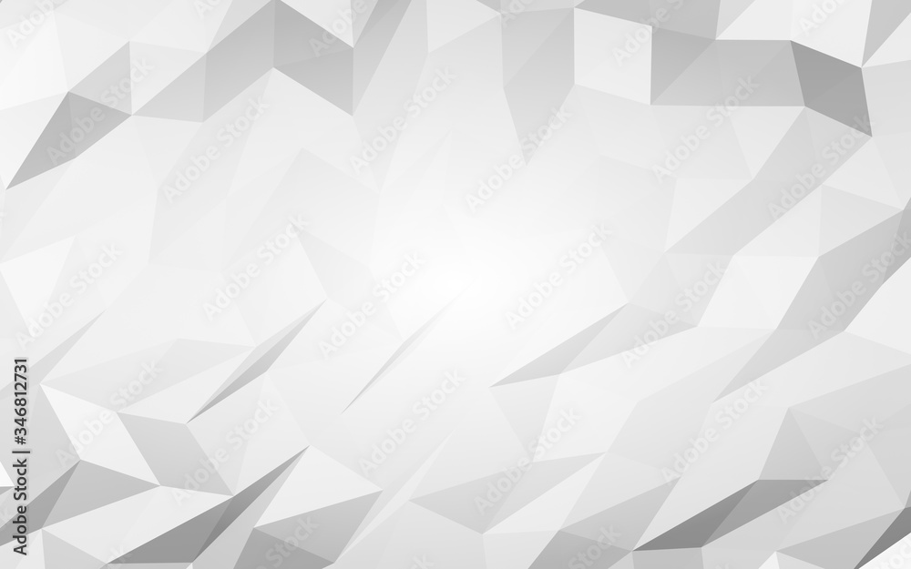 White abstract background. Lowpoly backdrop. Crumpled paper. 3D illustration White abstract background. Lowpoly backdrop. Crumpled paper. 3D illustration
