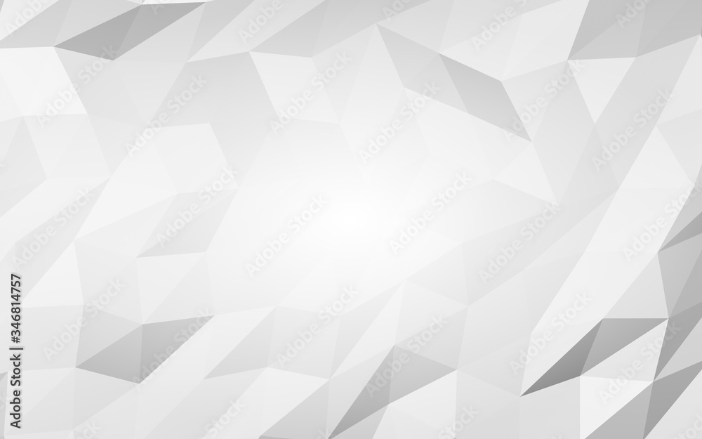 White abstract background. Lowpoly backdrop. Crumpled paper. 3D illustration White abstract background. Lowpoly backdrop. Crumpled paper. 3D illustration