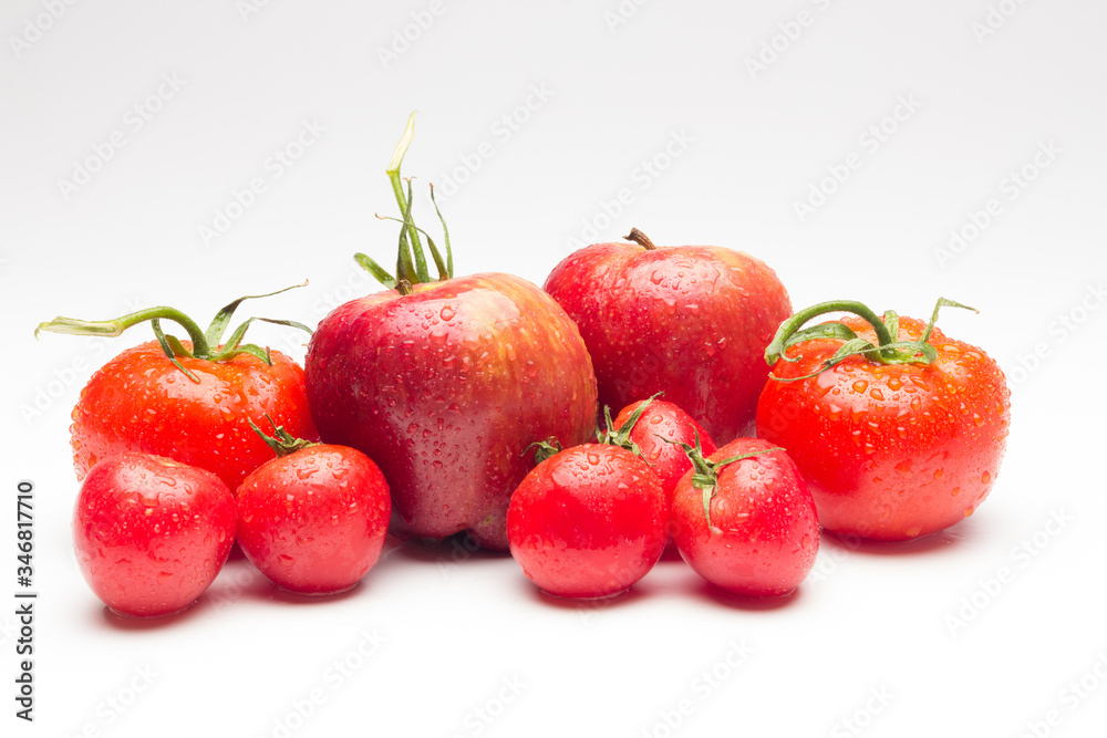 Red fruits, healthy fruits and with antioxidants Red fruits, healthy fruits and with antioxidants