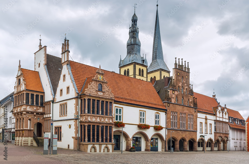 Fototapeta premium Town hall of Lemgo, Germany