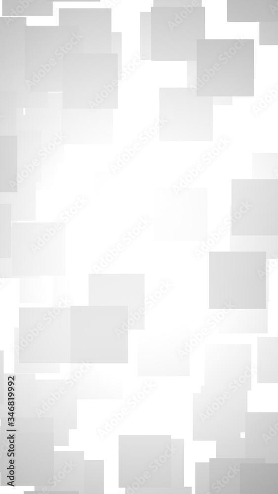 White abstract background. Misty backdrop with grey squares. 3D illustration White abstract background. Misty backdrop with grey squares. 3D illustration