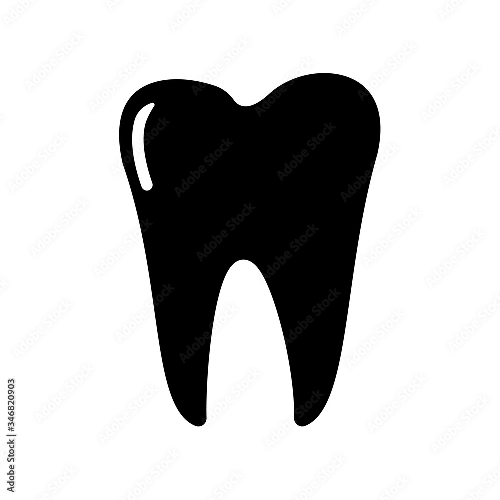 tooth icon design, flat style trendy collection tooth icon design, flat style trendy collection