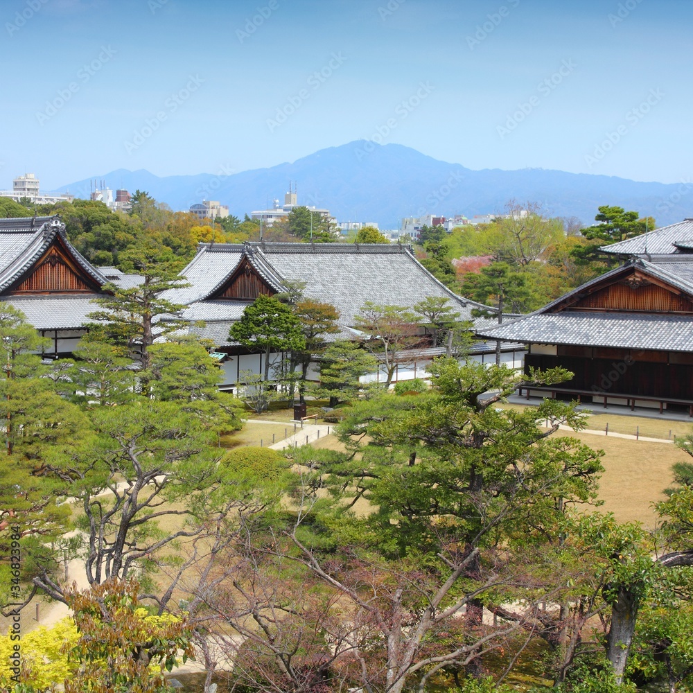 Kyoto - Nijo Castle. Japan landmarks.
