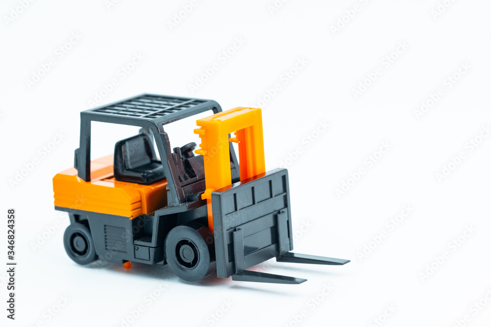フォークリフト, A Orange Forklift フォークリフト, A Orange Forklift