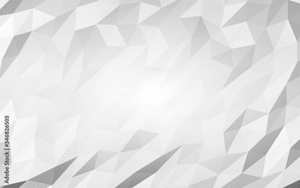 White abstract background. Lowpoly backdrop. Crumpled paper. 3D illustration White abstract background. Lowpoly backdrop. Crumpled paper. 3D illustration
