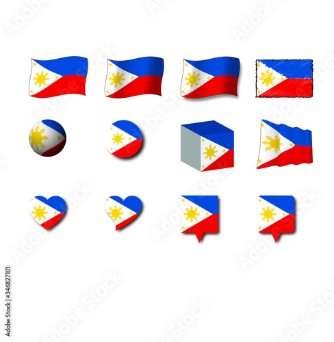 デザインフィリピン国旗 | Design Flag of the Philippines