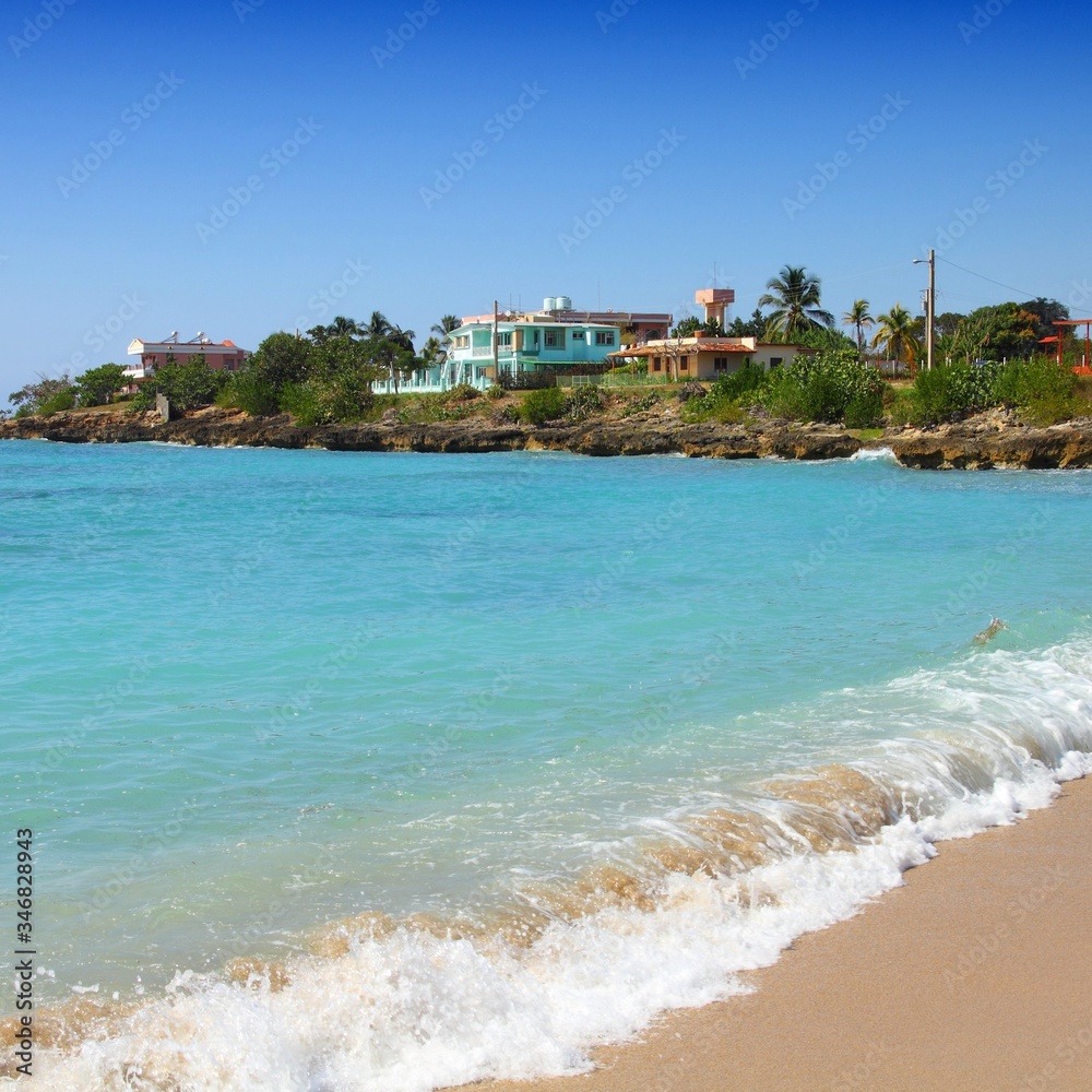 Cuba beach near Cienfuegos