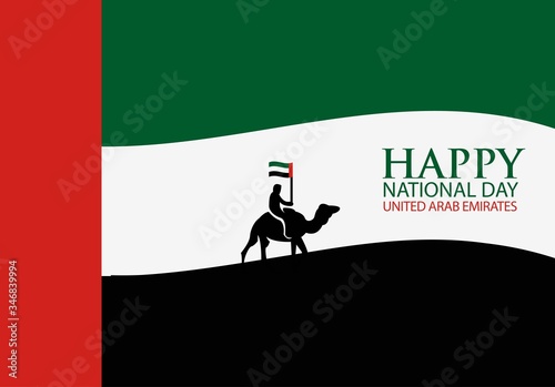 Background United Arab Emirates happy national holiday of December 2. background United Arab Emirates national holiday of December 2