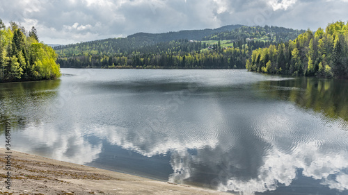 Fototapeta Naklejka Na Ścianę i Meble -  Widok, Beskid Śląski, Polska