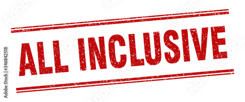 all inclusive stamp. all inclusive label. square grunge sign