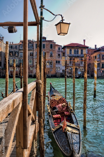 venedig, italien - pittoreske idylle am canal grande photo