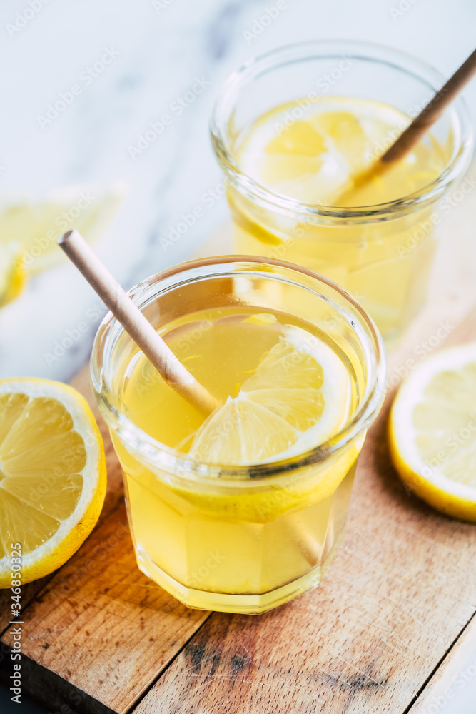 Citronnade fraiche fait maison - Boisson rafraichissante et hydratante