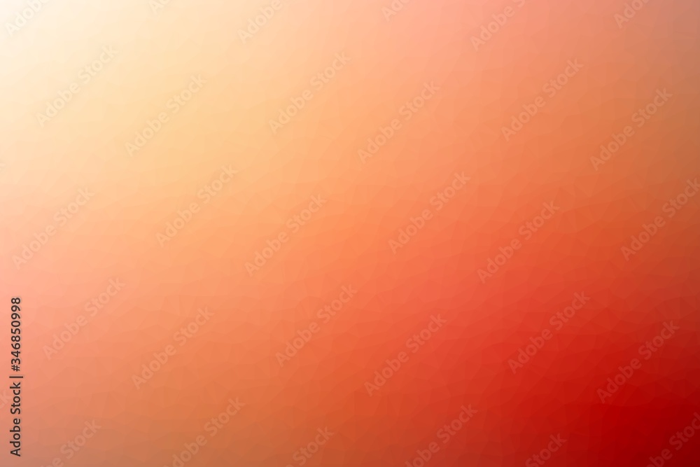 Polygonal abstract mosaic background, low poly style. Colors: orange, red orange, outrageous orange, mahogany, sunset orange. Polygonal abstract mosaic background, low poly style. Colors: orange, red orange, outrageous orange, mahogany, sunset orange.