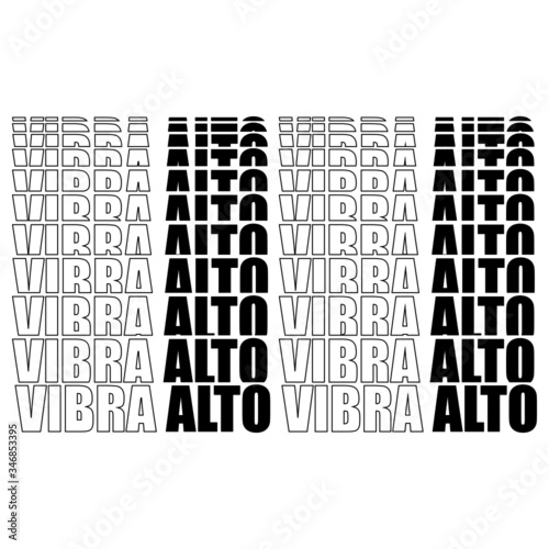 efecto de texto repetido y cortado