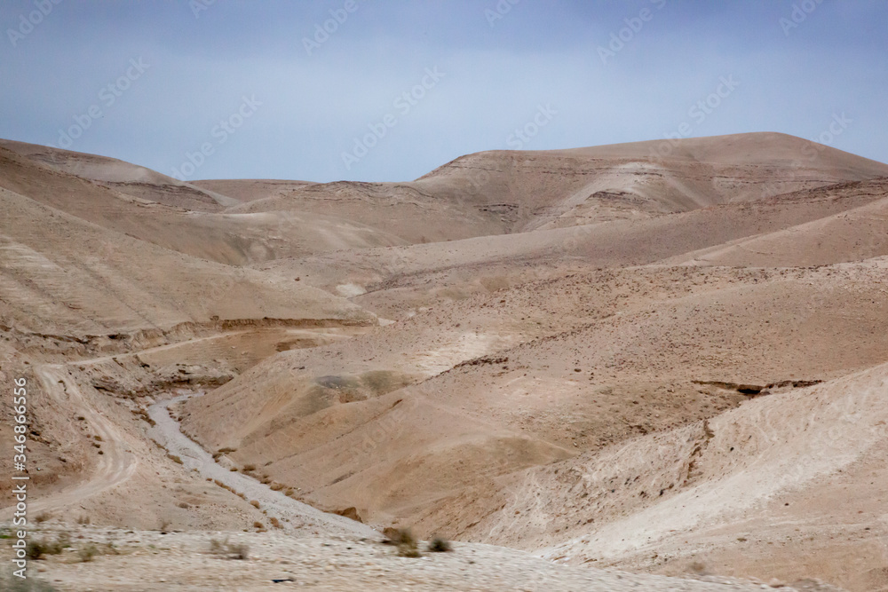 Desert from Arad Israel overlook
