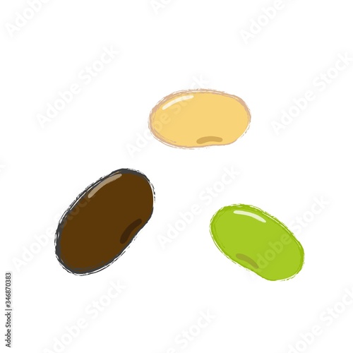 豆のイラスト