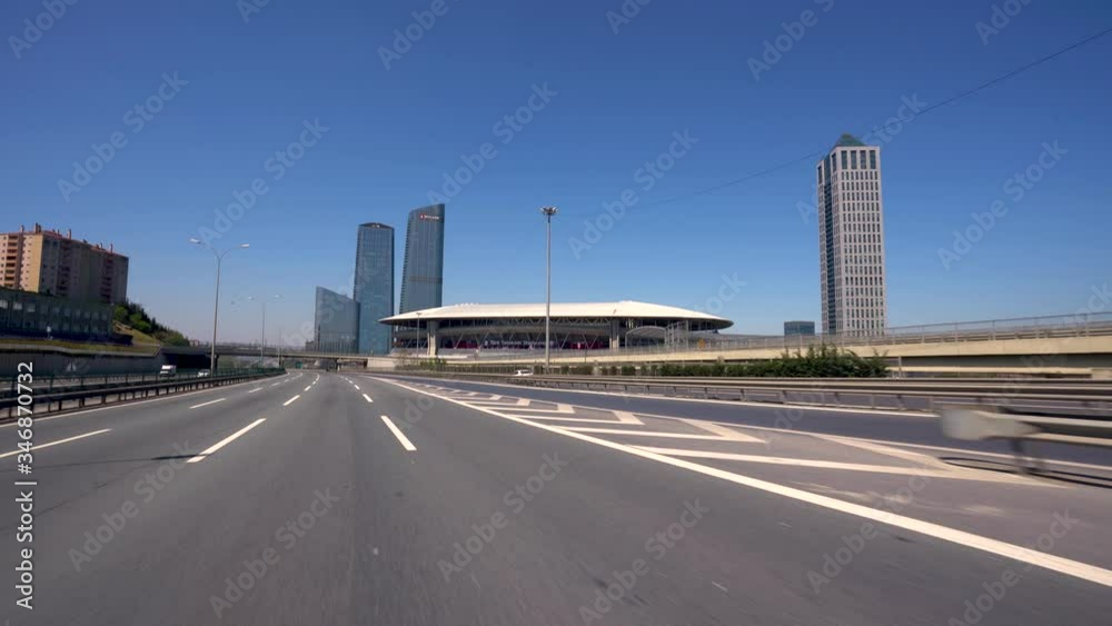 TUrk Telekom Arena at Covid-19 Pandemic Curfew . Galatasaray Stadium. Istanbul Turkiye. TUrk Telekom Arena at Covid-19 Pandemic Curfew . Galatasaray Stadium. Istanbul Turkiye.