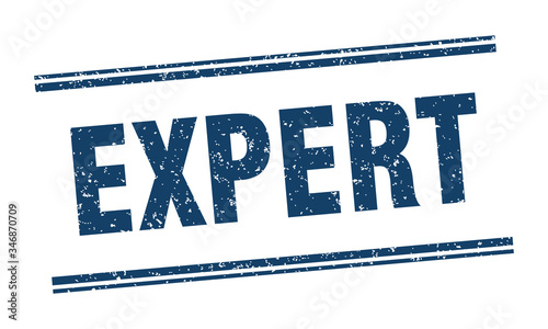 expert stamp. expert label. square grunge sign
