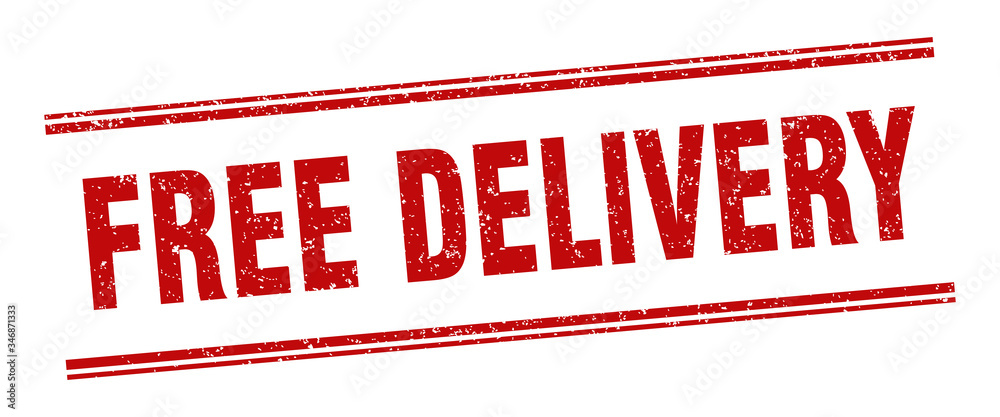 free delivery stamp. free delivery label. square grunge sign free delivery stamp. free delivery label. square grunge sign