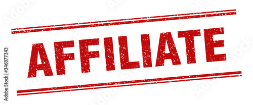 affiliate stamp. affiliate label. square grunge sign