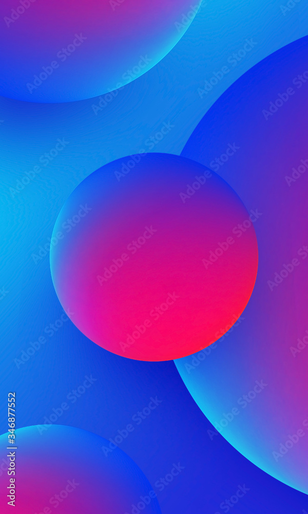Abstract bubbles background with blue and red gradient color. Round gradient templates with soft texture and light colors. Applicable for design cover, social media, wallpaper, poster and more Abstract bubbles background with blue and red gradient color. Round gradient templates with soft texture and light colors. Applicable for design cover, social media, wallpaper, poster and more