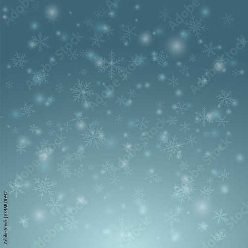 snowflakes background vector illuatration © Spes.id