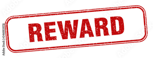 reward stamp. reward square grunge sign. label
