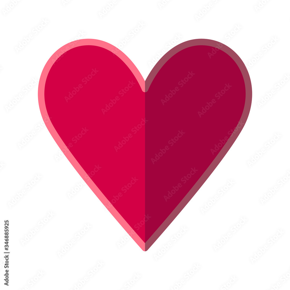 heart icon design vector template heart icon design vector template