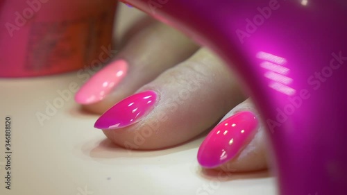 Hybrid UV Led Lamp. Hybrid nail polish