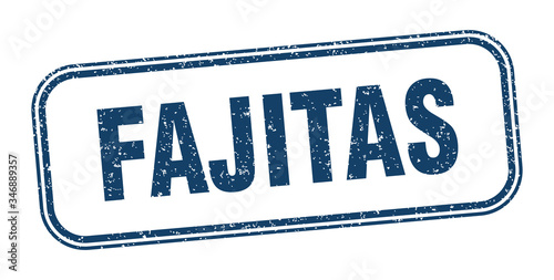 fajitas stamp. fajitas square grunge sign. label