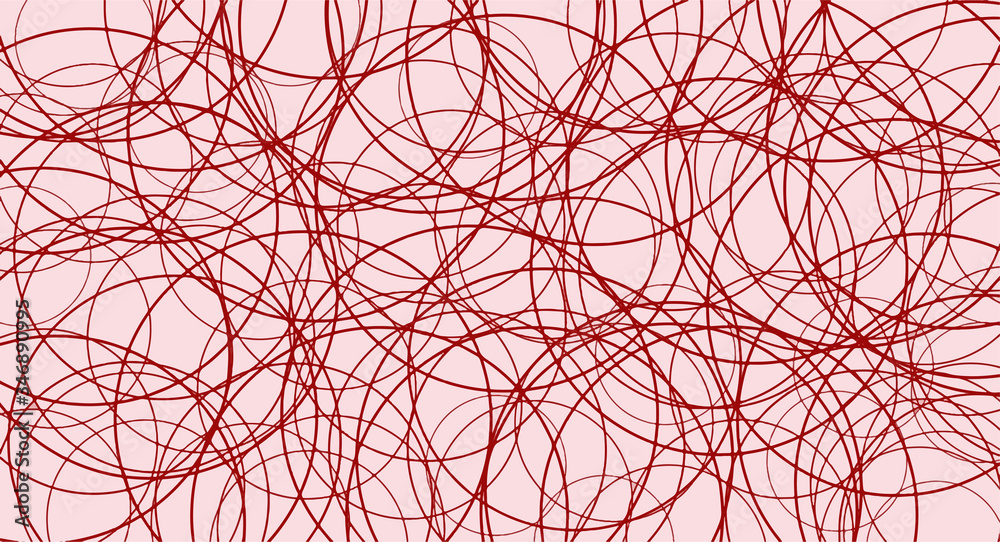 Abstract red circle background, for design, vector. Abstract red circle background, for design, vector.