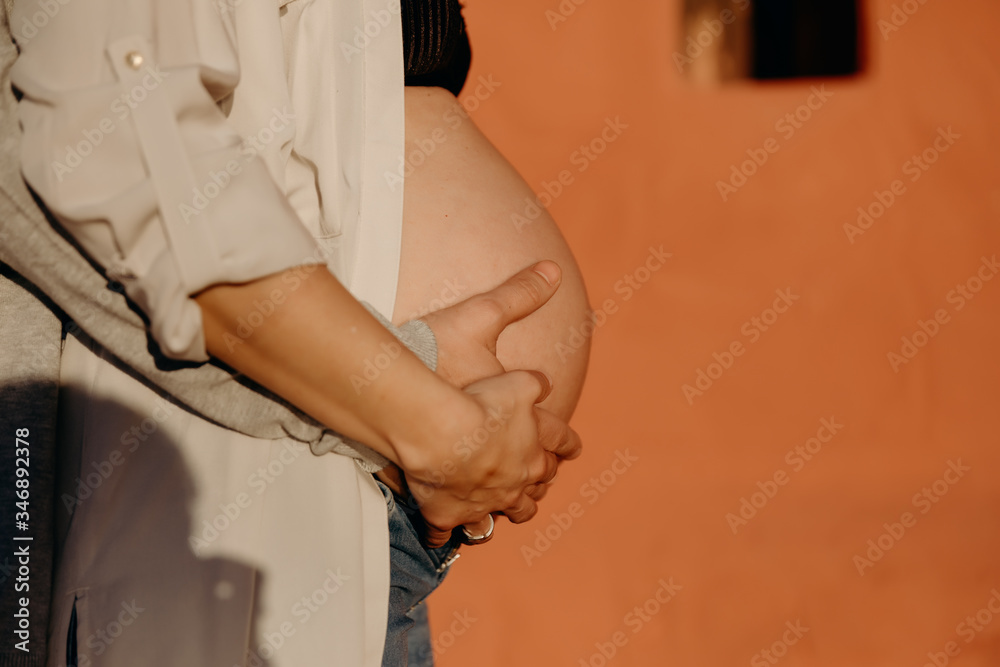 Embarazadas Fotografía De Embarazo Barrigas De Mujer Detalles De Bebé Recién Nacidos Stock