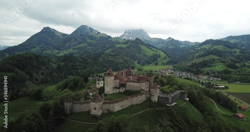 Wallpaper Mural View of the alps from the castle Torontodigital.ca