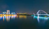 Night view of Suzhou Industrial Park, Jiangsu Province, China