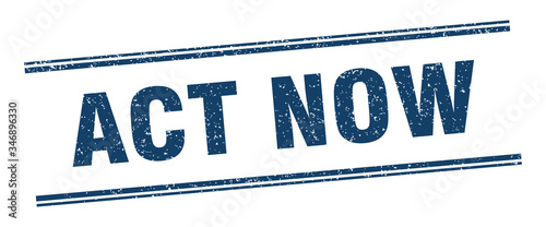 act now stamp. act now label. square grunge sign