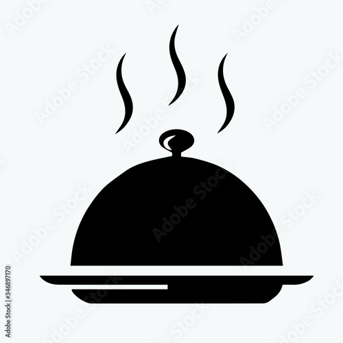 Catering service icon vector