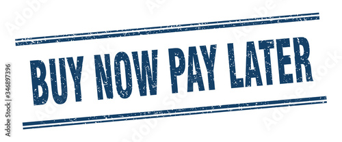 buy now pay later stamp. buy now pay later label. square grunge sign