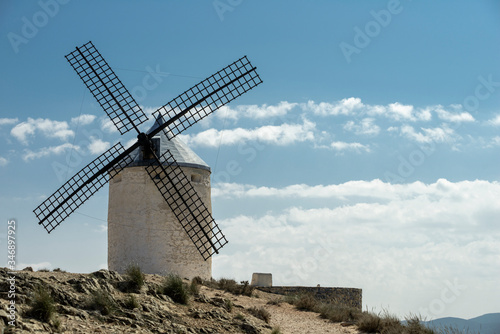 Photo of windmills on the Spanish Don Quixote route