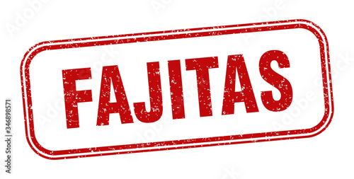 fajitas stamp. fajitas square grunge sign. label