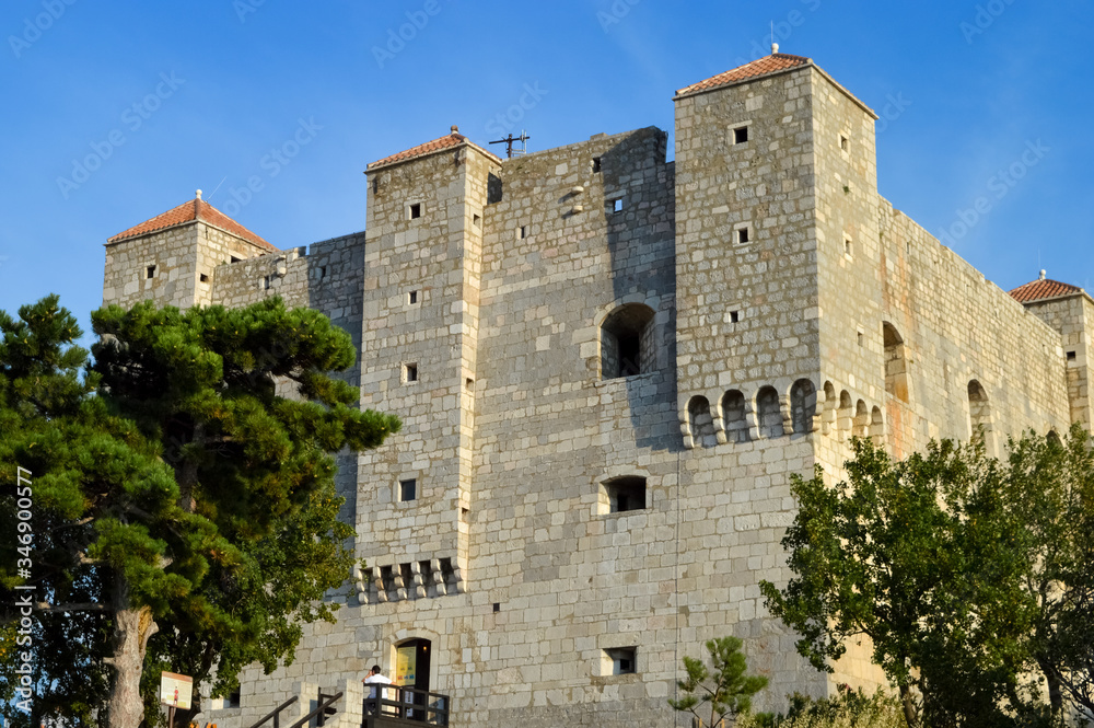 Medival stone castle in Croatia (Senj)