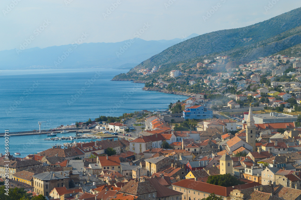 Beautiful sea landscape in Croatia
