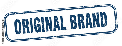 original brand stamp. original brand square grunge sign. label