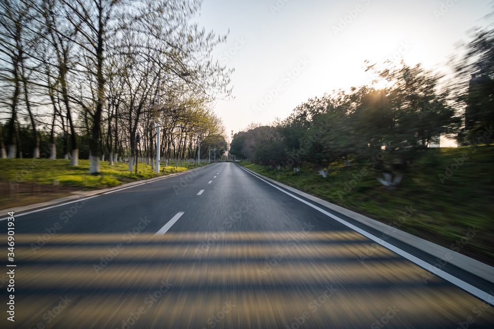 Fototapeta premium road in city