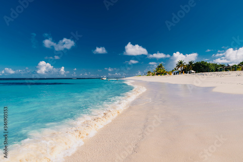 Fototapeta Naklejka Na Ścianę i Meble -  Caribbean island of Anguilla with white and deserted beaches