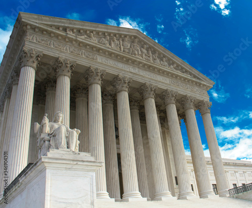 	
Supreme Court building in Washington, DC	
