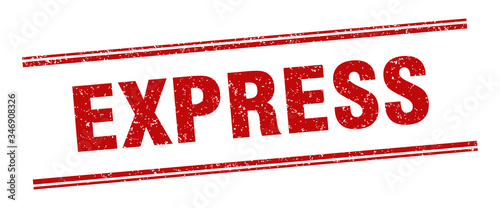 express stamp. express label. square grunge sign